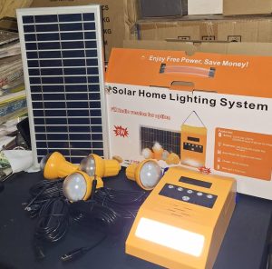 Solar Home Lighting kits + Radio Option