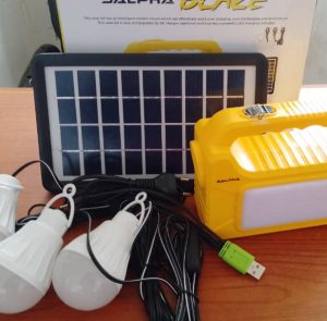 Salpha Blaze Solar Energy Lightning Kit with 3 LED Bulbs