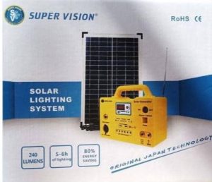 Solar Generator for DC TV and DC Fan