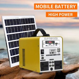 300W SOLAR GENERATOR WITH INBUILT MP3 BLUETOOTH & RADIO