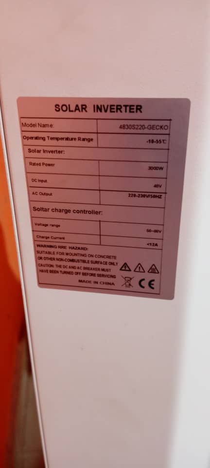 JCNS 3KVA Solar Generator with Lithium Battery