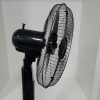 16'' Rechargeable + Solar Standing Fan + 2 DC bulbs